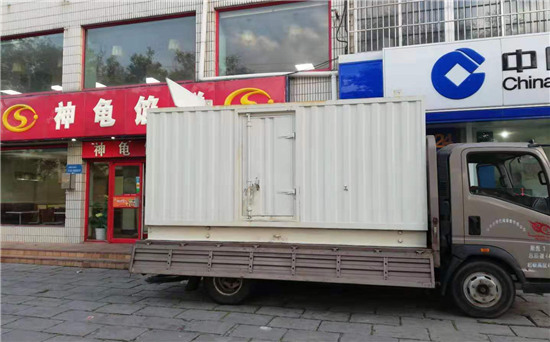 提蒙乡出租发电机施工案例